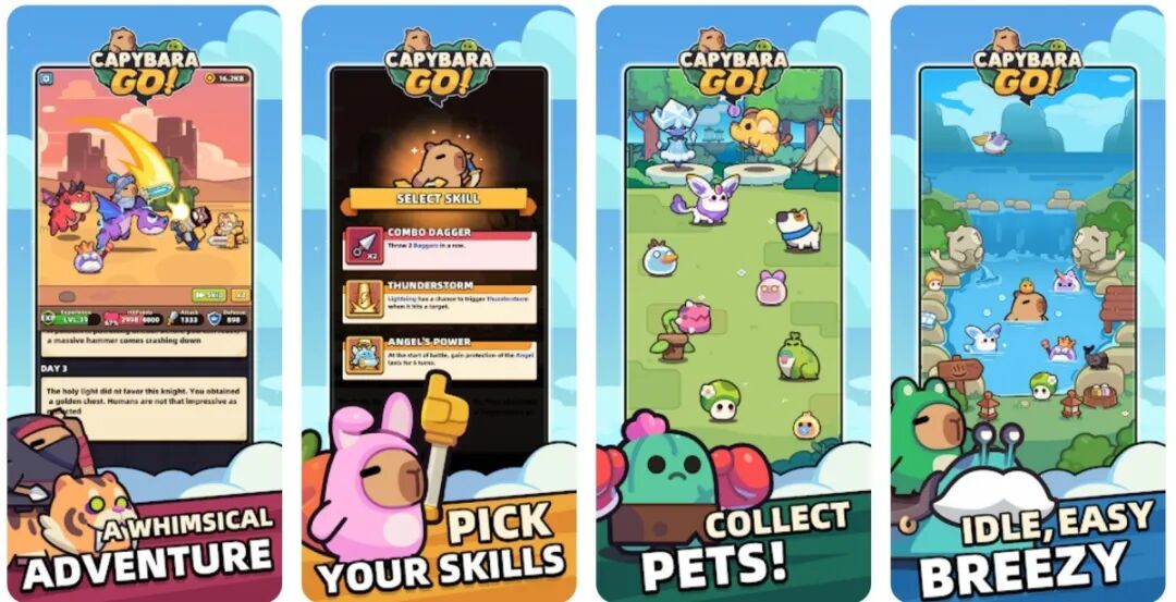 After $1bn+ in player spending, hybridcasual specialist Habby soft-launches text-based idle RPG Capybara Go | PocketGamer.biz