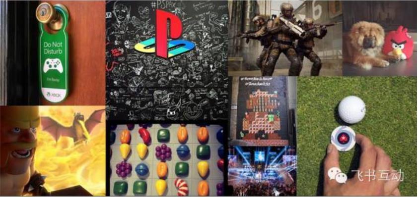 Instagram网络社交媒体平台上的游戏行业品牌