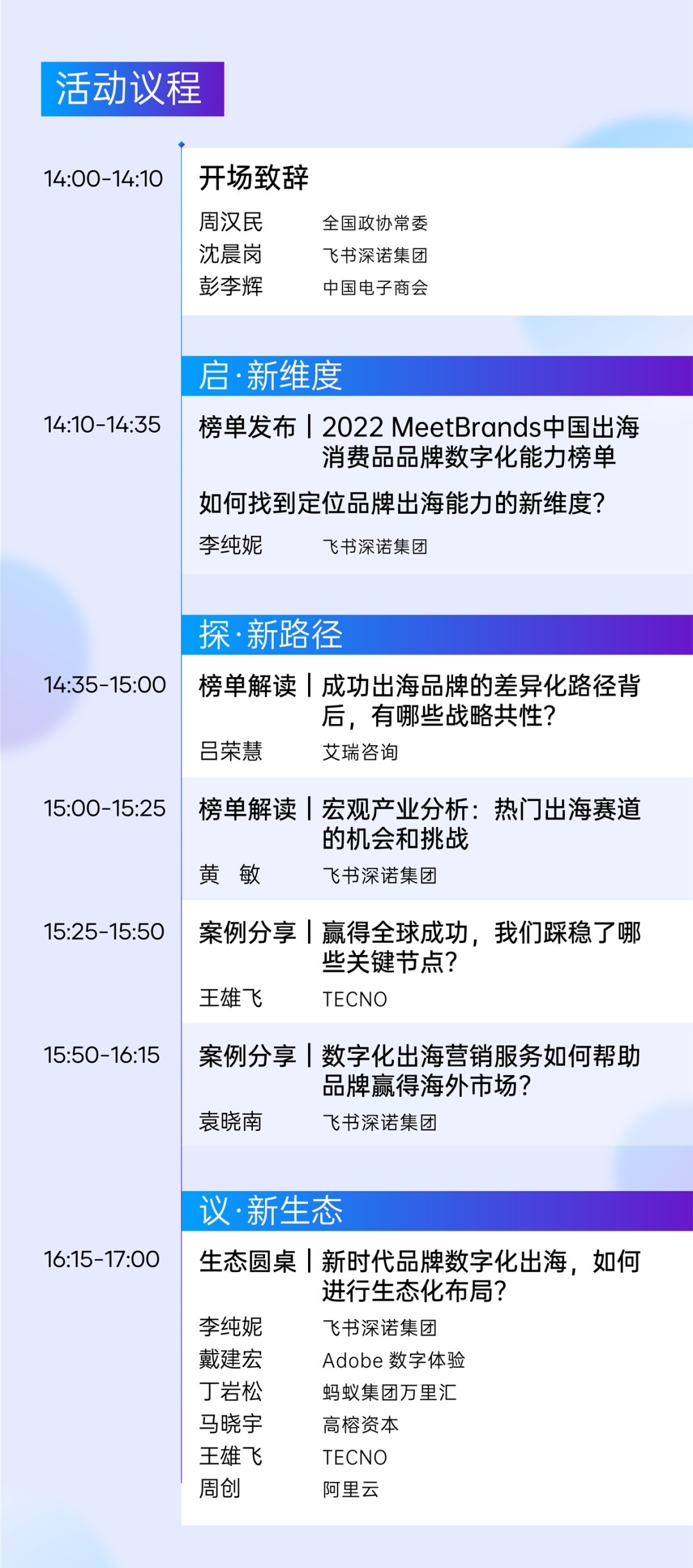2022年度品牌出海数字化论坛暨MeetBrands排行榜单报告发布会