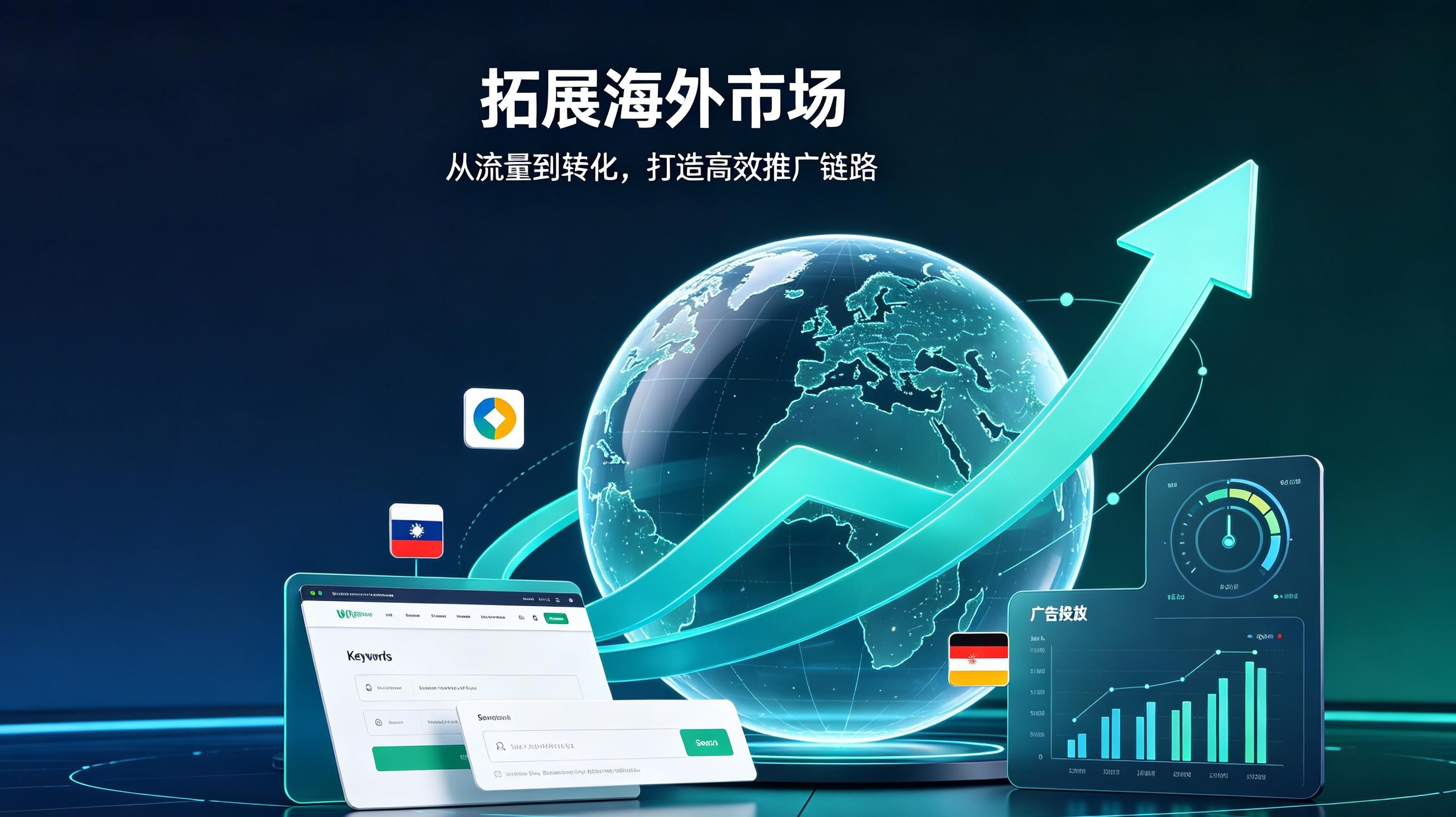 网站海外推广核心策略：精准布局流量平台，突破全球增长瓶颈