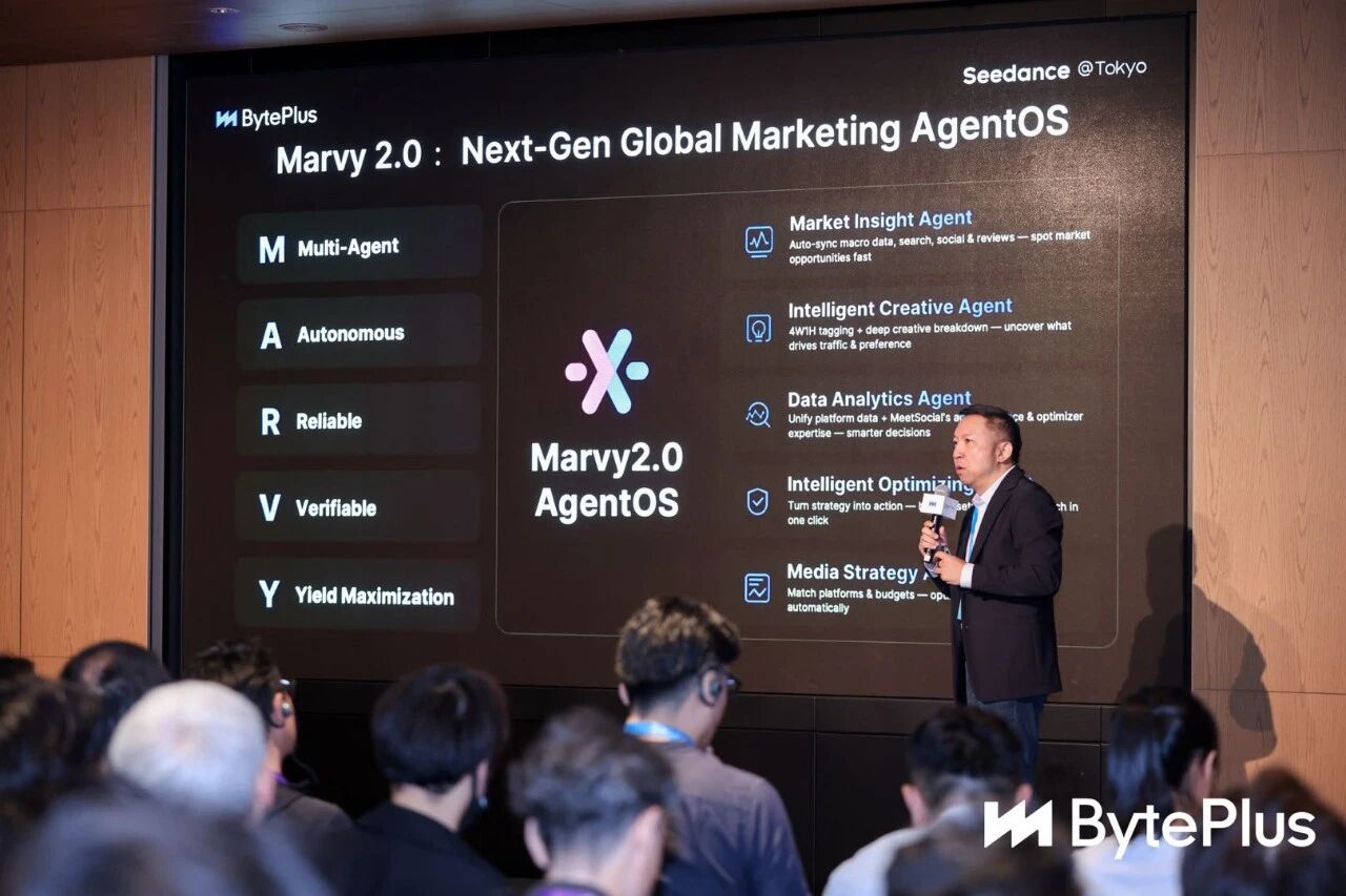 Marvy2.0亮相SeedanceGlobalTour东京站：以AgentOS锚定AIGC工业化出海增长新坐标
